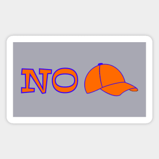 No cap orange and blue go gators Magnet